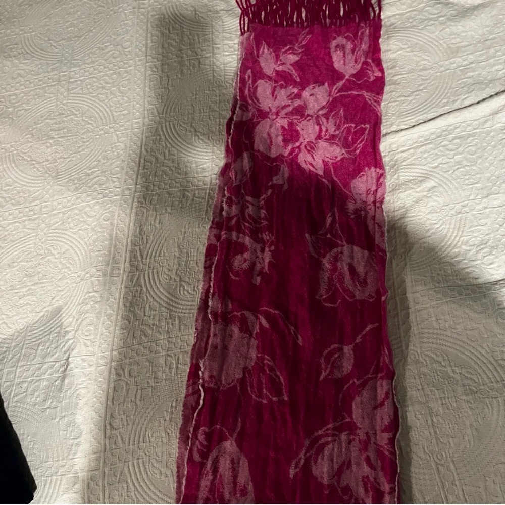 Floral Pink Scarf